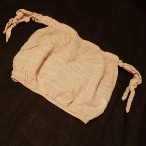 Pink Off-the-shoulder Crop Top